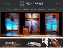 Tablet Screenshot of livinggracebakersfield.com